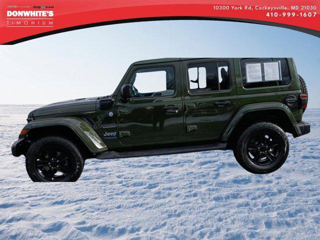 used 2021 Jeep Wrangler Unlimited 4xe car, priced at $32,411