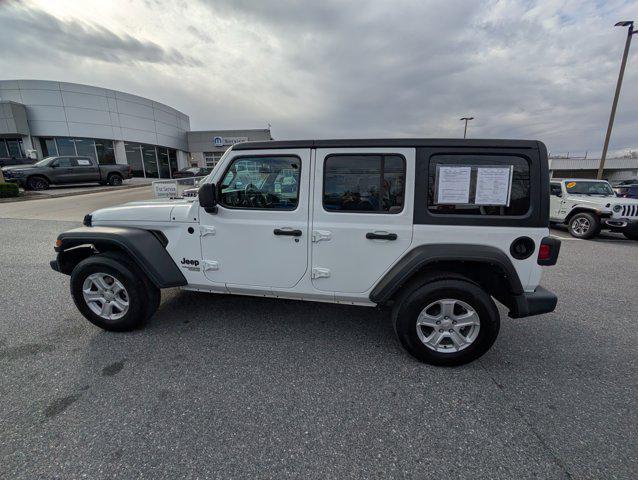 used 2021 Jeep Wrangler Unlimited car, priced at $27,052