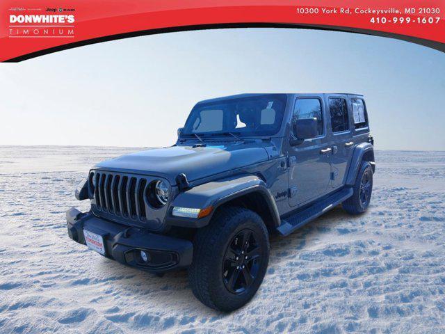 used 2021 Jeep Wrangler Unlimited car, priced at $27,668