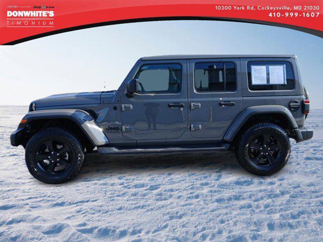 used 2021 Jeep Wrangler Unlimited car, priced at $29,305