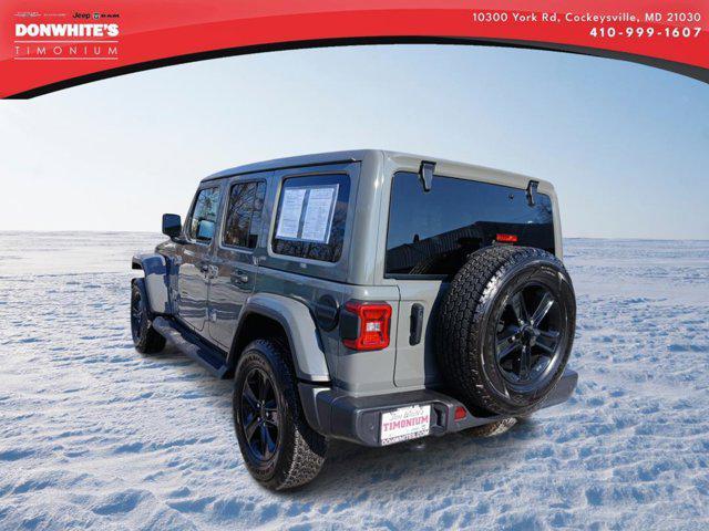 used 2021 Jeep Wrangler Unlimited car, priced at $29,305