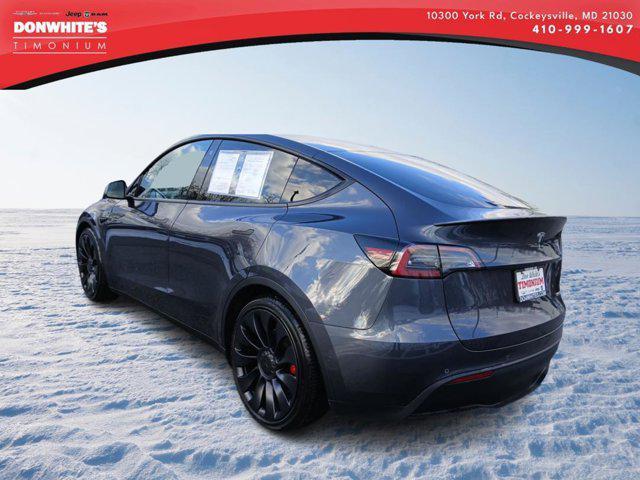 used 2022 Tesla Model Y car, priced at $33,097