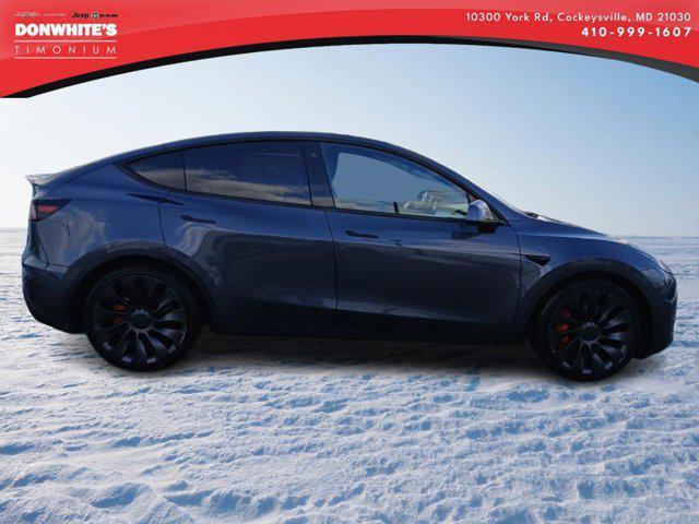 used 2022 Tesla Model Y car, priced at $33,097