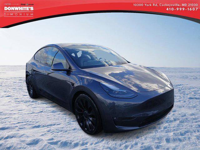 used 2022 Tesla Model Y car, priced at $33,097