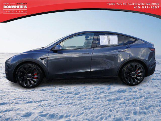 used 2022 Tesla Model Y car, priced at $33,097