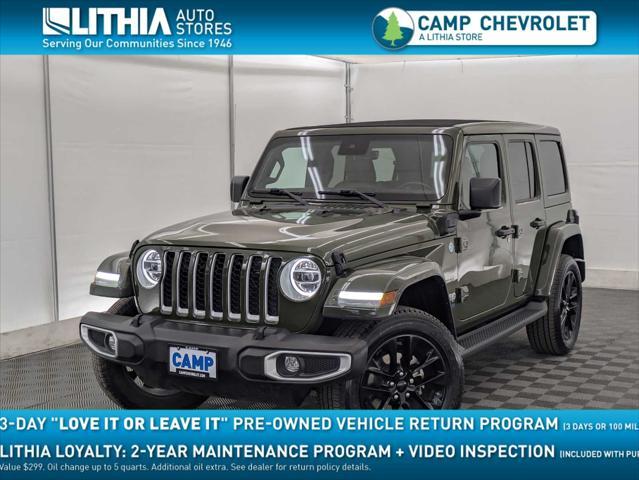 used 2021 Jeep Wrangler Unlimited 4xe car, priced at $27,995