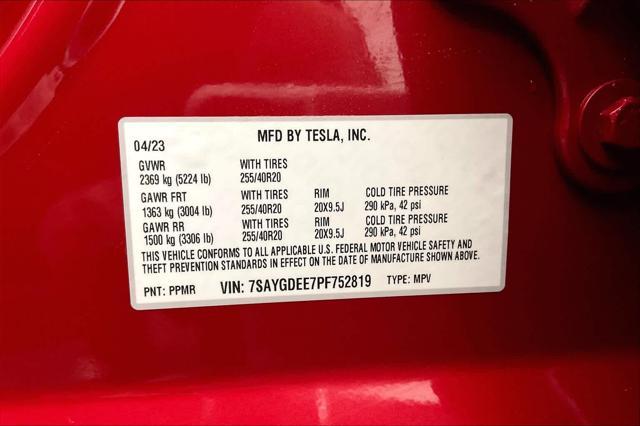 used 2023 Tesla Model Y car, priced at $32,995