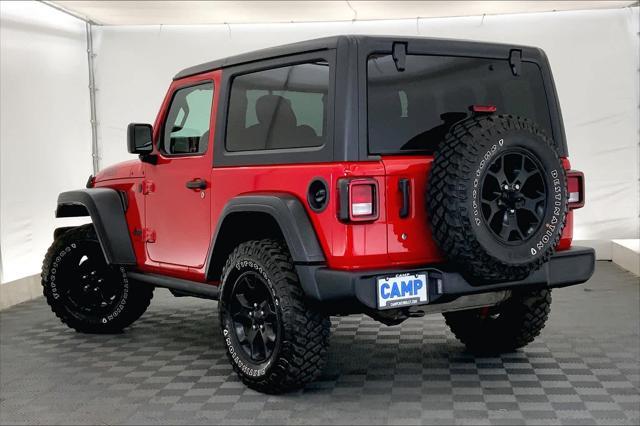 used 2021 Jeep Wrangler car, priced at $27,995