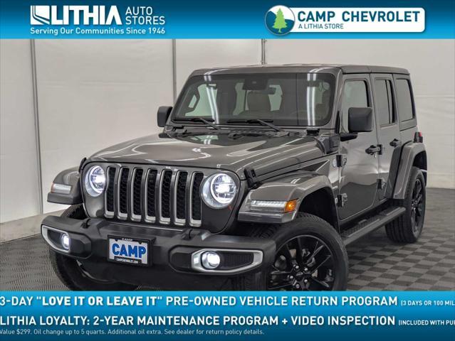 used 2021 Jeep Wrangler Unlimited 4xe car, priced at $34,495