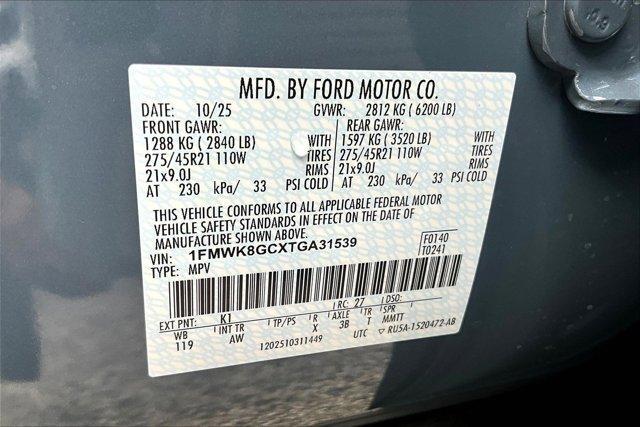 new 2026 Ford Explorer car, priced at $60,900