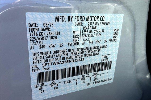 new 2025 Ford Maverick car, priced at $27,640