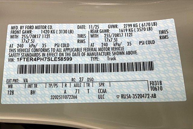 new 2025 Ford Ranger car, priced at $28,120