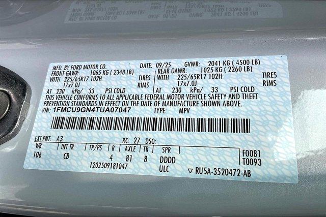 new 2026 Ford Escape car, priced at $34,975