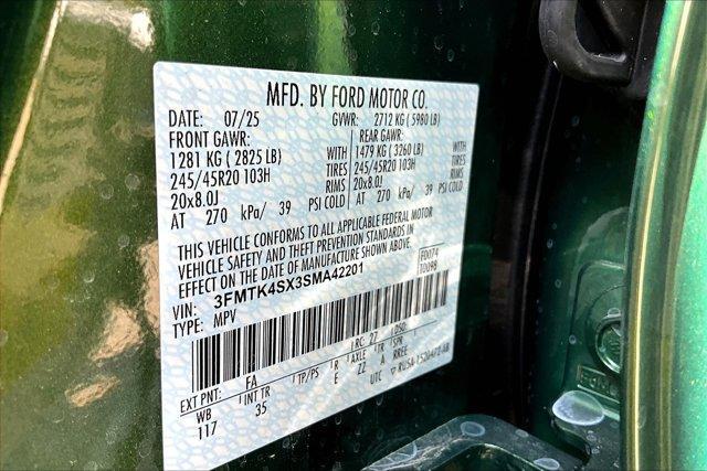 new 2025 Ford Mustang Mach-E car, priced at $53,600