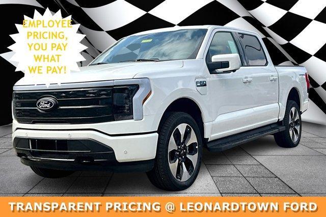 new 2025 Ford F-150 Lightning car, priced at $77,159