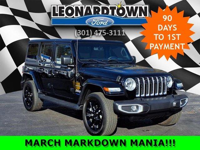 used 2021 Jeep Wrangler Unlimited 4xe car, priced at $33,990