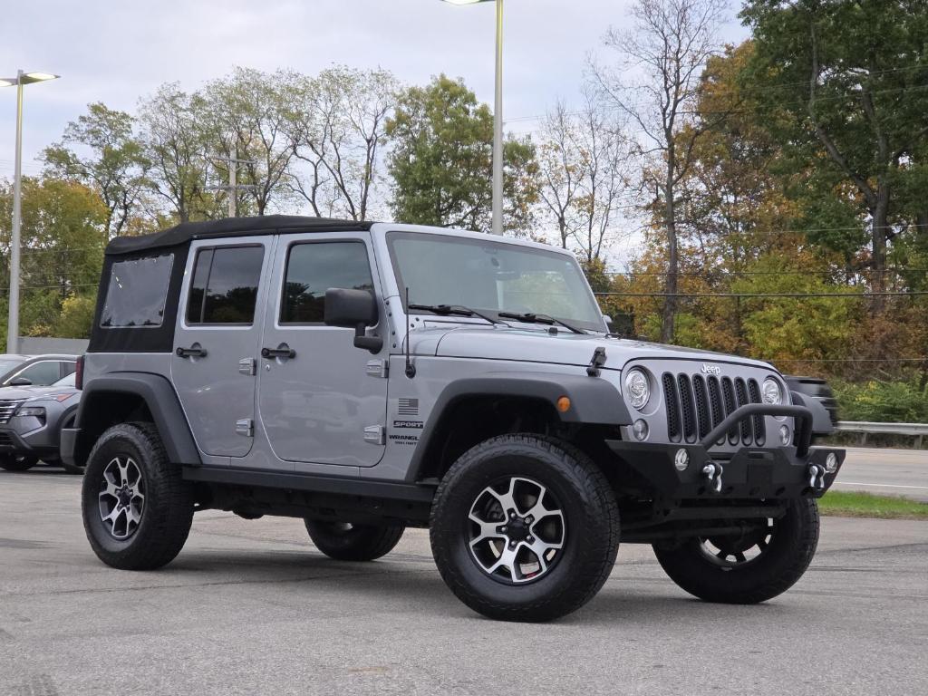 used 2017 Jeep Wrangler Unlimited car, priced at $20,500