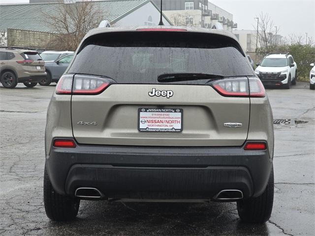 used 2021 Jeep Cherokee car, priced at $22,500