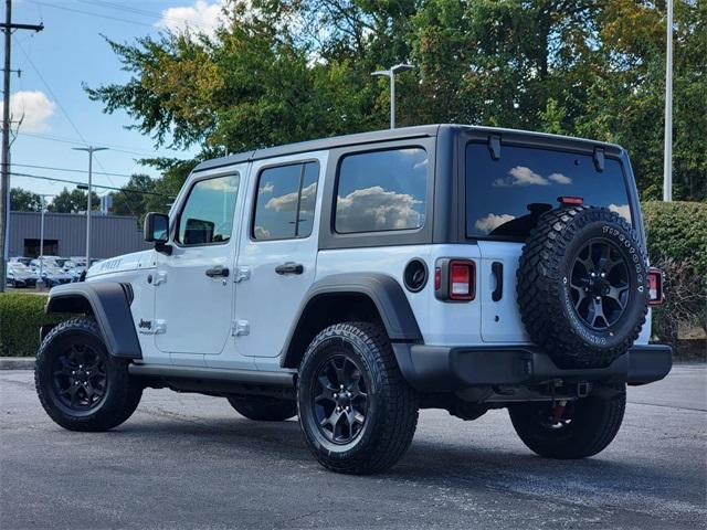 used 2021 Jeep Wrangler Unlimited car, priced at $27,500