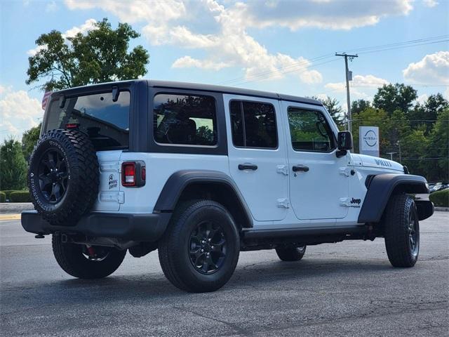 used 2021 Jeep Wrangler Unlimited car, priced at $27,500