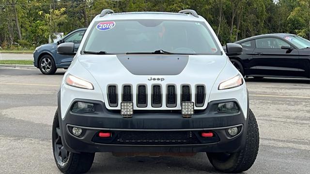 used 2018 Jeep Cherokee car, priced at $16,475