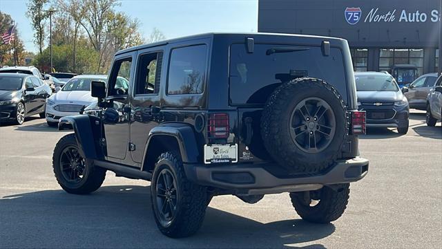 used 2016 Jeep Wrangler Unlimited car, priced at $22,675