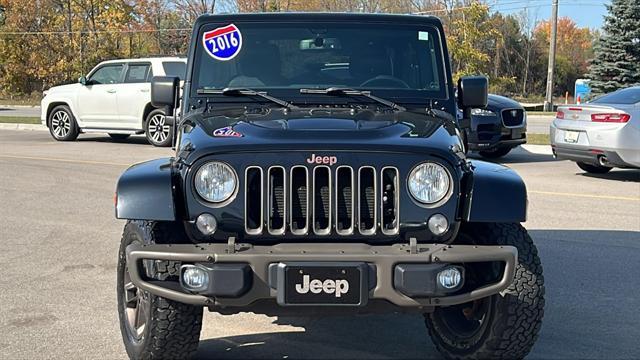 used 2016 Jeep Wrangler Unlimited car, priced at $22,675