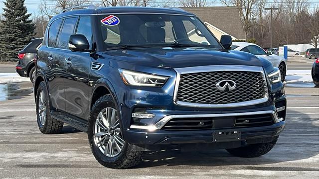 used 2021 INFINITI QX80 car, priced at $35,100