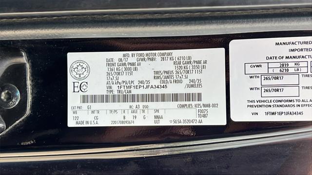used 2018 Ford F-150 car, priced at $21,975