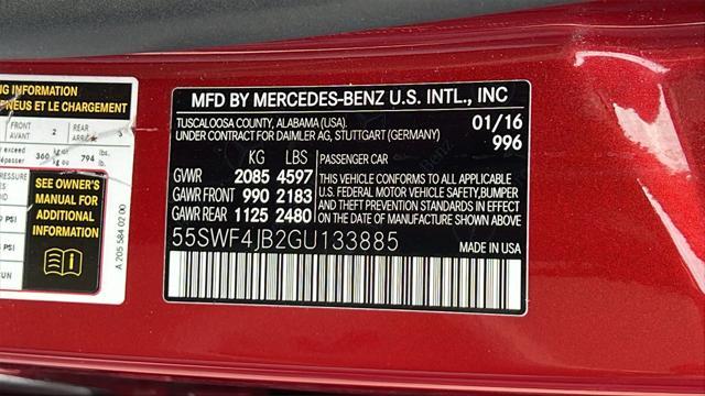 used 2016 Mercedes-Benz C-Class car, priced at $16,575