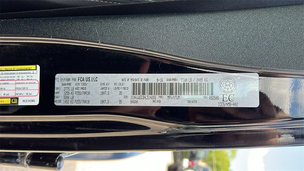 used 2017 Jeep Wrangler Unlimited car, priced at $15,675