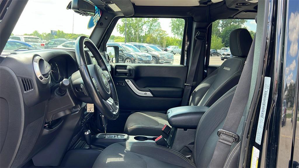 used 2017 Jeep Wrangler Unlimited car, priced at $15,675