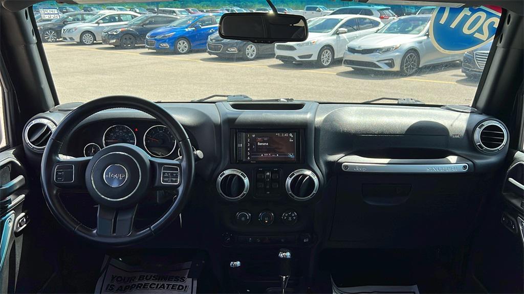 used 2017 Jeep Wrangler Unlimited car, priced at $15,675