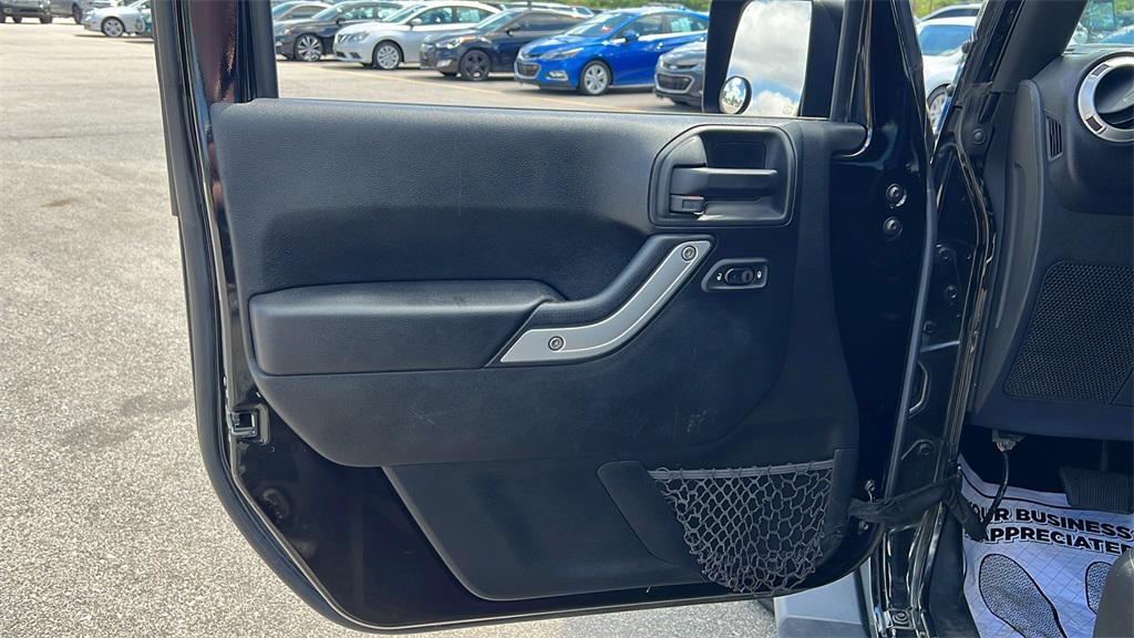 used 2017 Jeep Wrangler Unlimited car, priced at $15,675