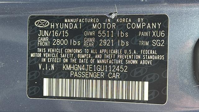 used 2016 Hyundai Genesis car, priced at $14,575