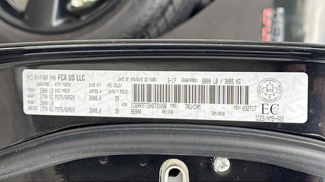 used 2017 Ram 1500 car, priced at $18,975