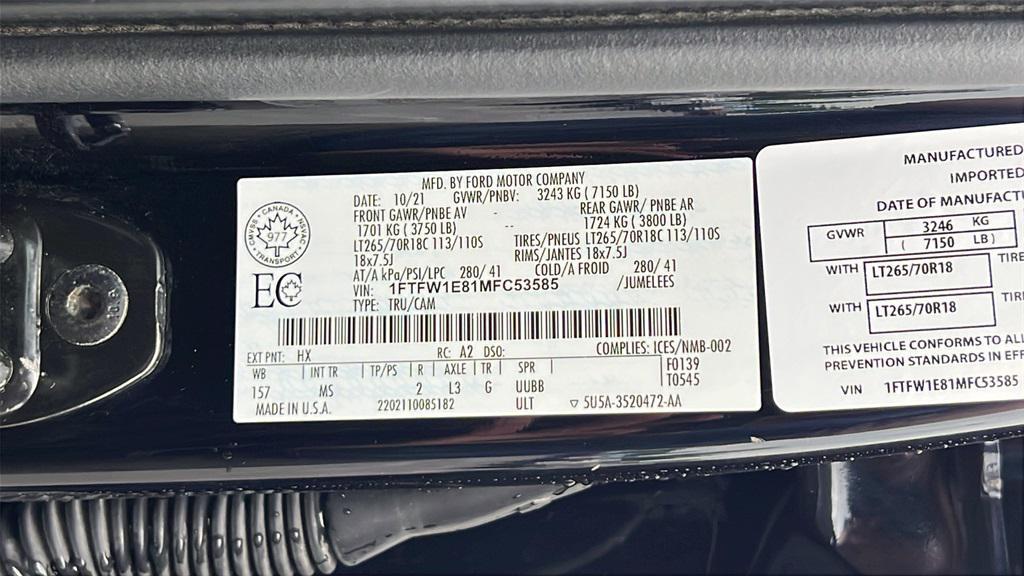 used 2021 Ford F-150 car, priced at $24,175