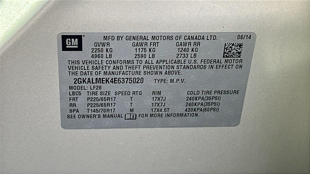 used 2014 GMC Terrain car, priced at $6,475