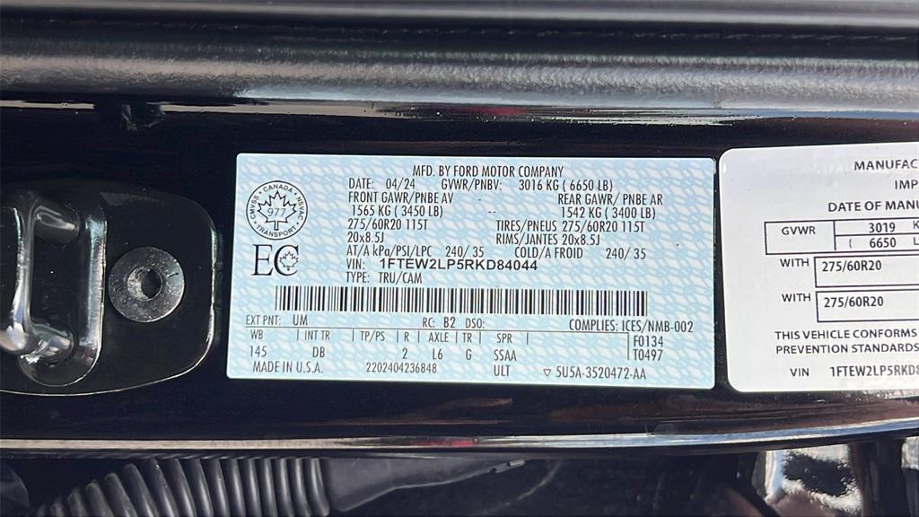 used 2024 Ford F-150 car, priced at $40,975