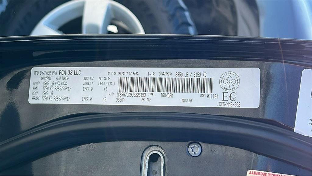 used 2018 Ram 1500 car, priced at $16,975