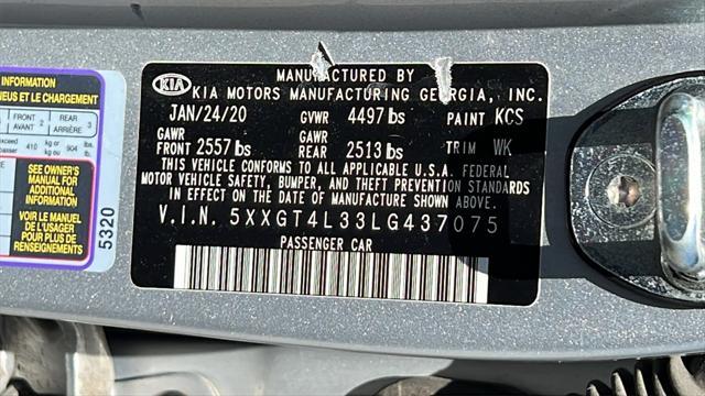used 2020 Kia Optima car, priced at $14,975
