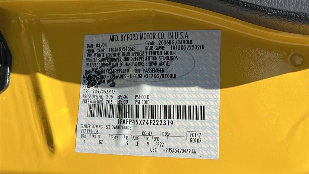 used 2004 Ford Mustang car, priced at $9,975