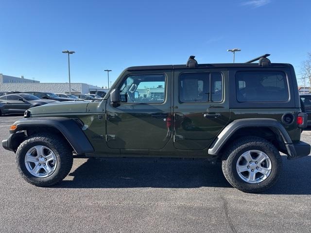 used 2021 Jeep Wrangler Unlimited car, priced at $31,794