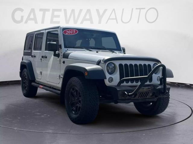 used 2015 Jeep Wrangler Unlimited car, priced at $20,995