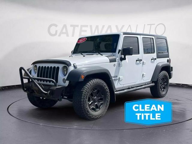 used 2015 Jeep Wrangler Unlimited car, priced at $21,495