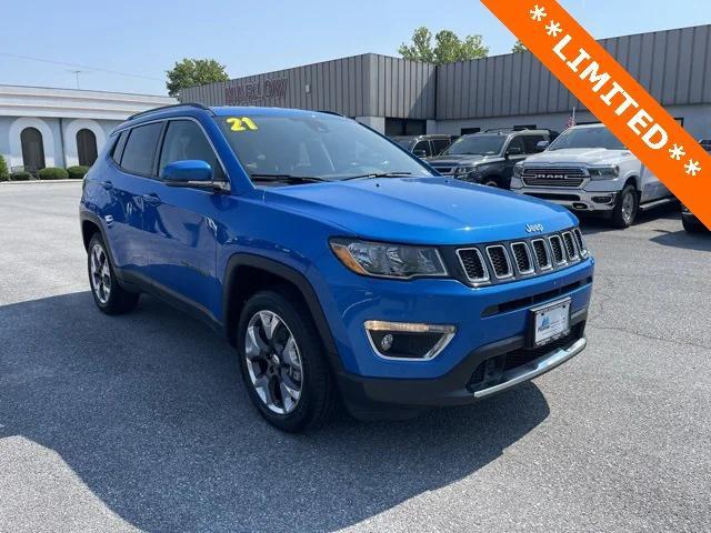 used 2021 Jeep Compass car, priced at $18,999