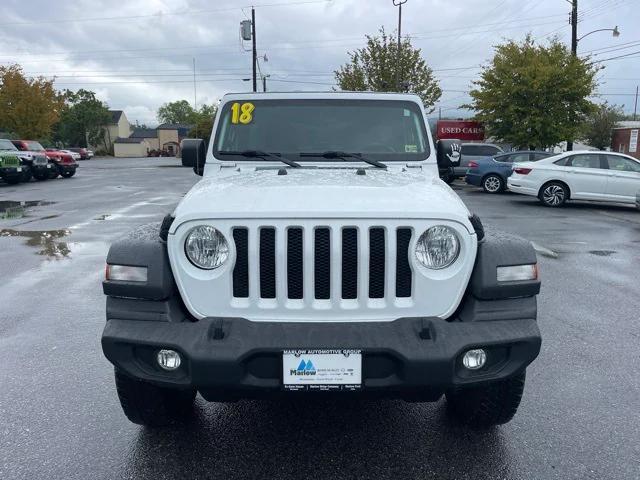 used 2018 Jeep Wrangler Unlimited car, priced at $27,900