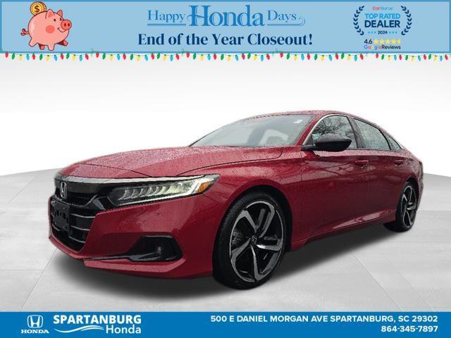 used 2021 Honda Accord car, priced at $21,163