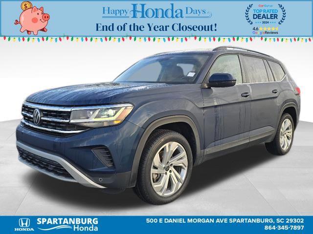 used 2021 Volkswagen Atlas car, priced at $24,744