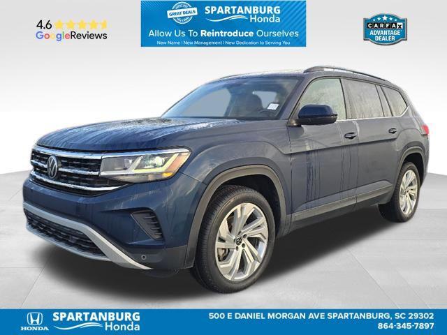 used 2021 Volkswagen Atlas car, priced at $24,744